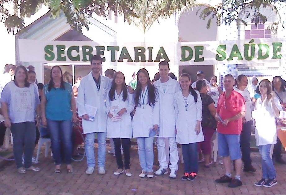 Equipe da secretaria de saúde no "Dia Nacional da Saúde"