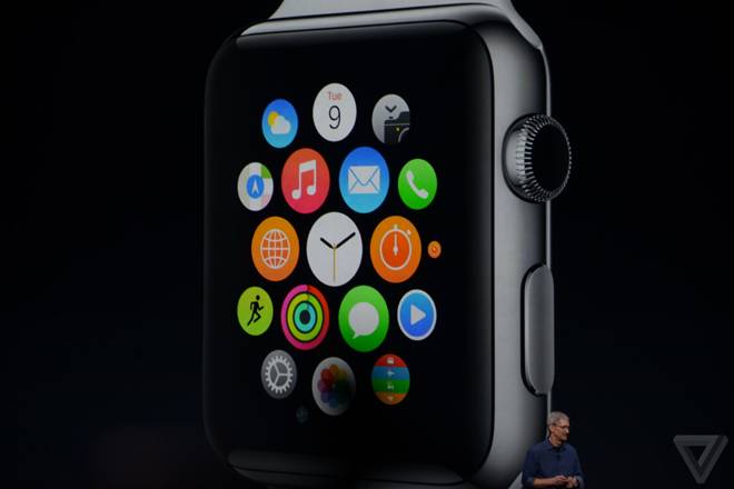 Apple Watch tem tela sensível ao toque 