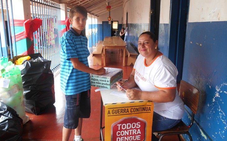 Marilane Braga entrega