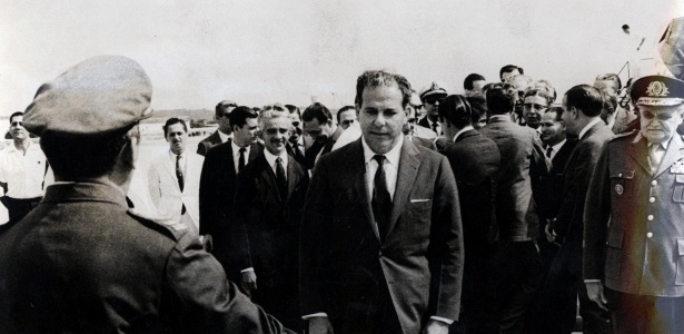 O presidente João Goulart, conhecido como Jango, em 1963