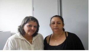 (esq) Ana Cláudia Fonseca e Simone Dantas