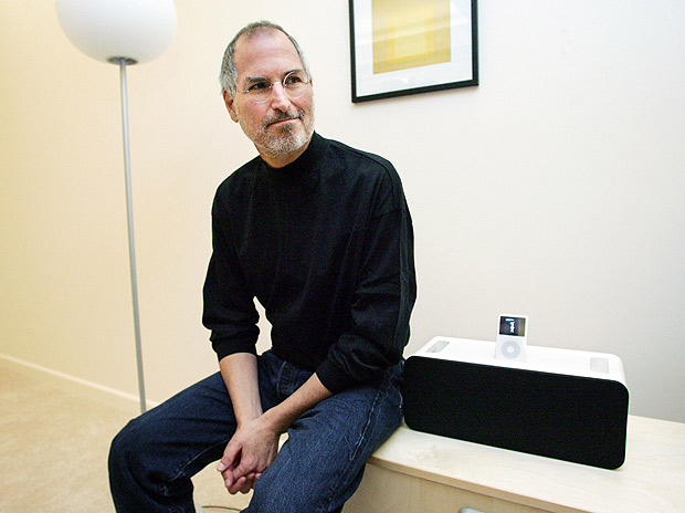 Steve Jobs, então presidente-executivo da Apple, em foto de 2011