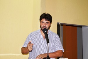 Vereador João Makhoul durante reunião da câmara Municipal
