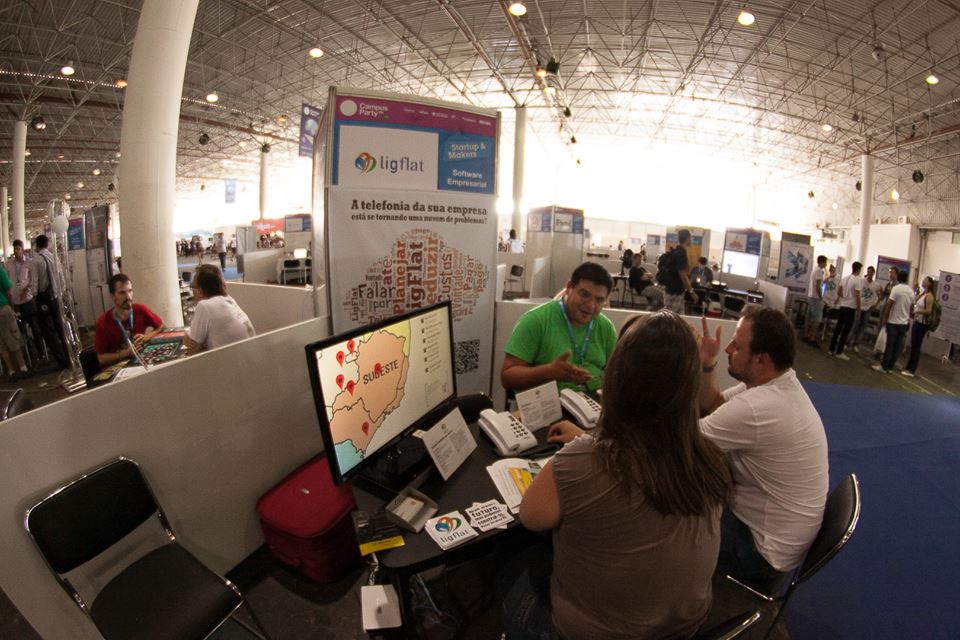 Participação da LIGFLAT TELECOM (empresa de Uberlândia) no Collision Las Vegas