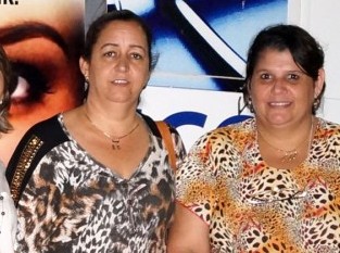 (Esq) Simone Dantas e Ana Cláudia Fonseca