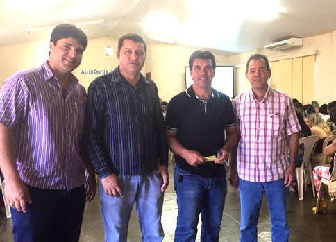 (Esq) João Makhoul, Caetano Neto, Cleidimar Zanotto e Paulo Amaral