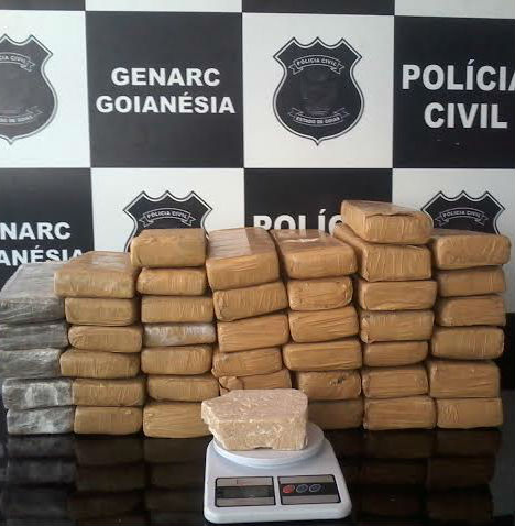 Polícia Civil de Goianésia prende o maior traficante de maconha com atuação no município