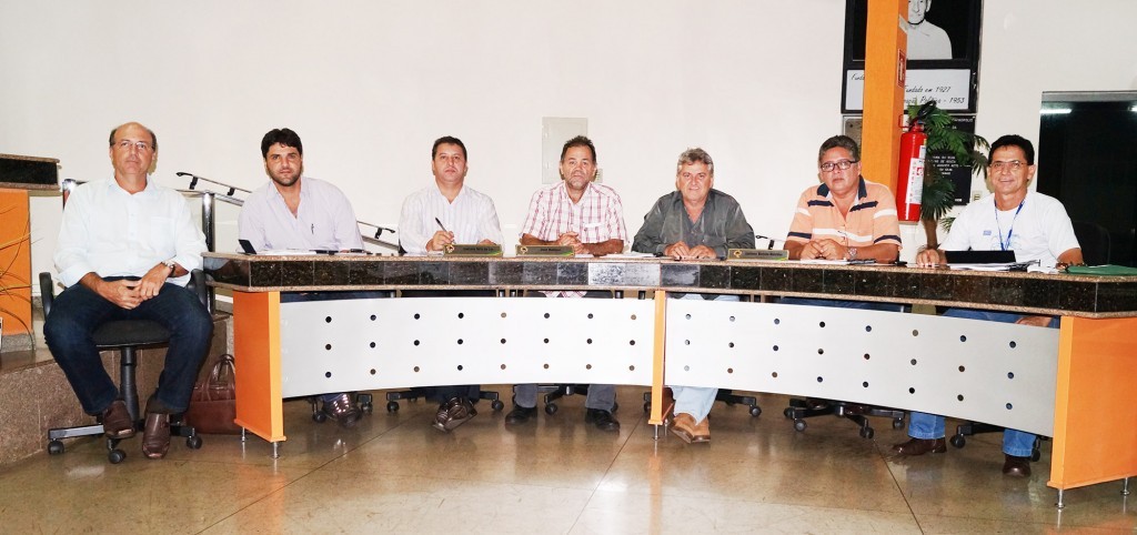 Reunião de vereadores com diretoria da Copasa