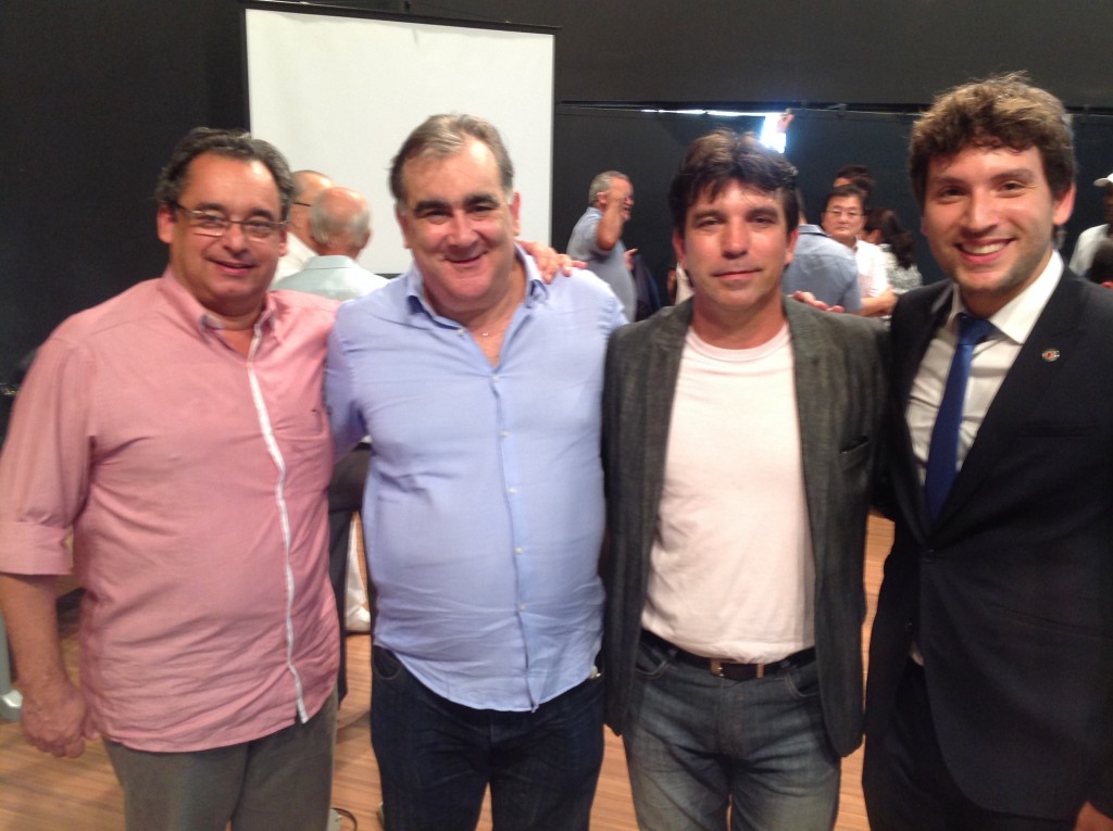 Marcos Melo, Nárcio Rodrigues, Cleidimar e Dep Iran Barbosa ( presidente da comissão extraordinária das águas)