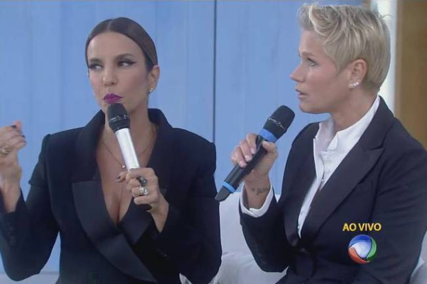(Esq) Ivete Sangalo e Xuxa / reprodução TV Record