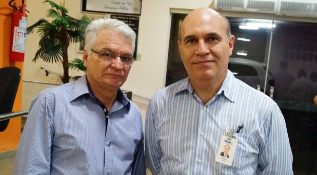 (Esq) Mário Flabes e Gerson Sebastião