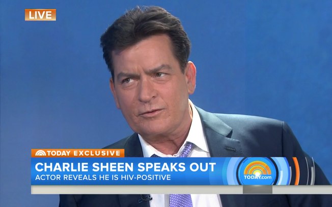 Reprodução/NBC Charlie Sheen revela ser portador de HIV