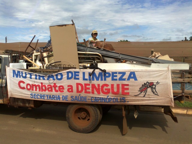 Capinópolis tem mais um mutirão de limpeza no combate a Dengue 