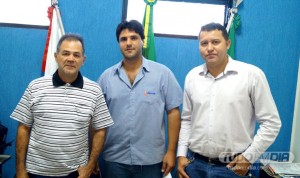 (Esq) Paulo Amaral, João Makhoul e Caetano Neto