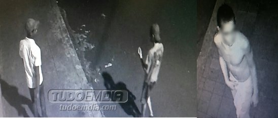 Câmeras flagram suspeitos de roubo a um cartório em Capinópolis