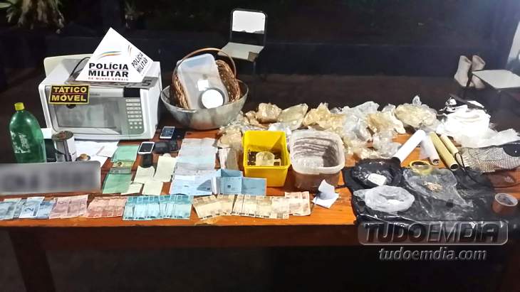 Polícia Militar fecha laboratório de refino de drogas em Ituiutaba
