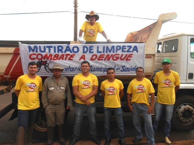 Equipe foi reforçada no mês de Novembro para realização do Mutirão de Limpeza