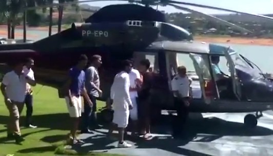 Governador de Minas usa helicóptero do Estado para buscar filho em festa
