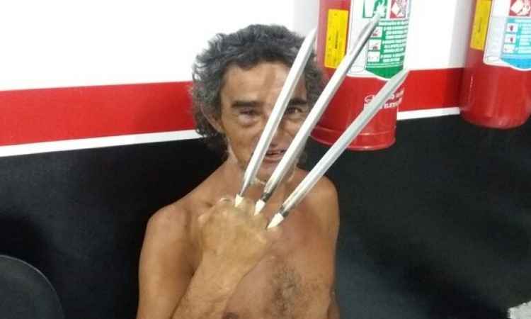 ‘Wolverine brasileiro’ é preso após tentar agredir policiais