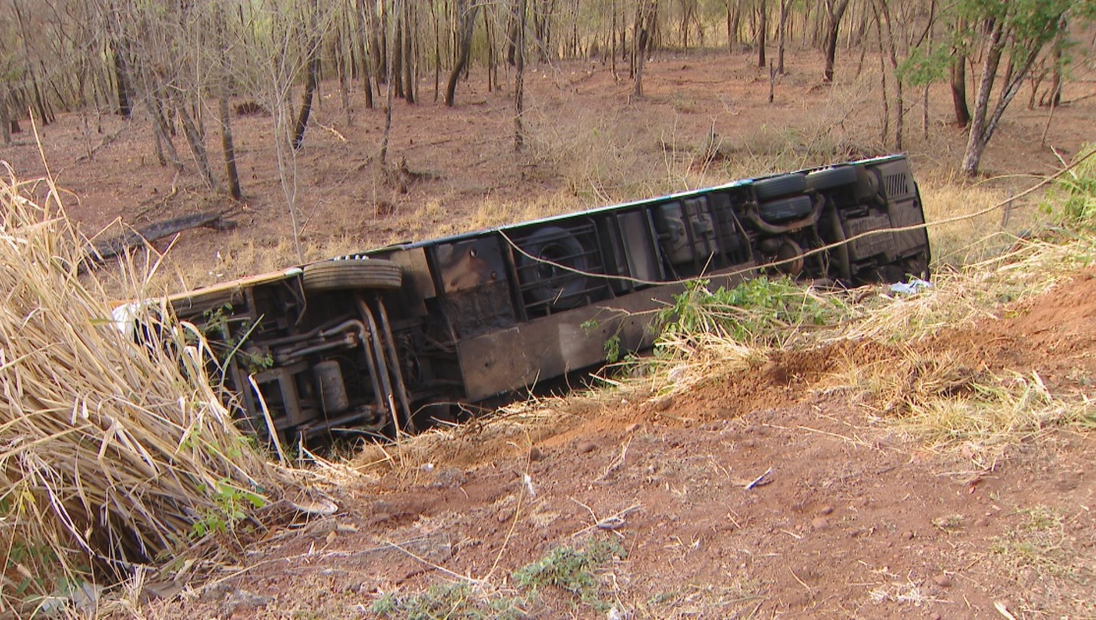 Motorista bêbado causa acidente com ônibus na BR entre Uberlândia e Araguari