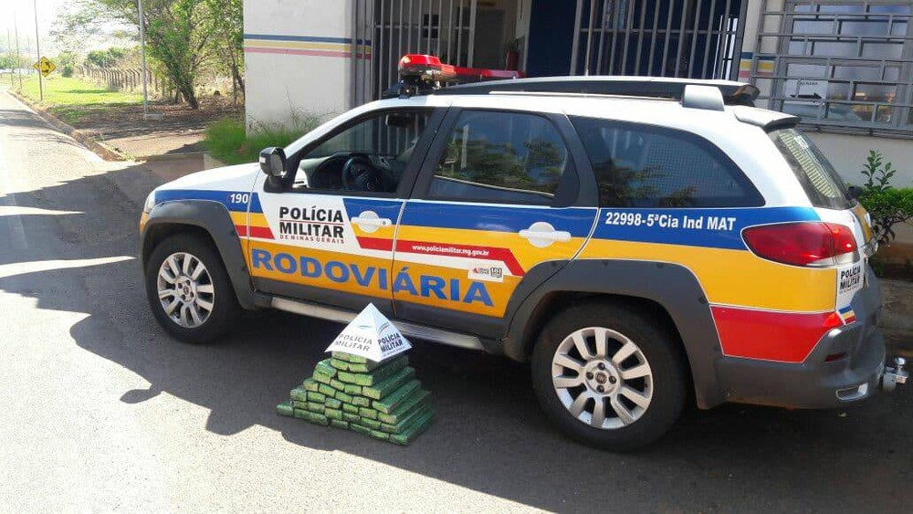 Polícia apreende mais de 35kg de maconha em Nova Ponte