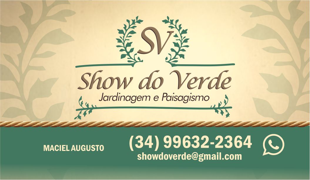 Show do Verde – Jardinagem e Paisagismo | (34) 99632-2364