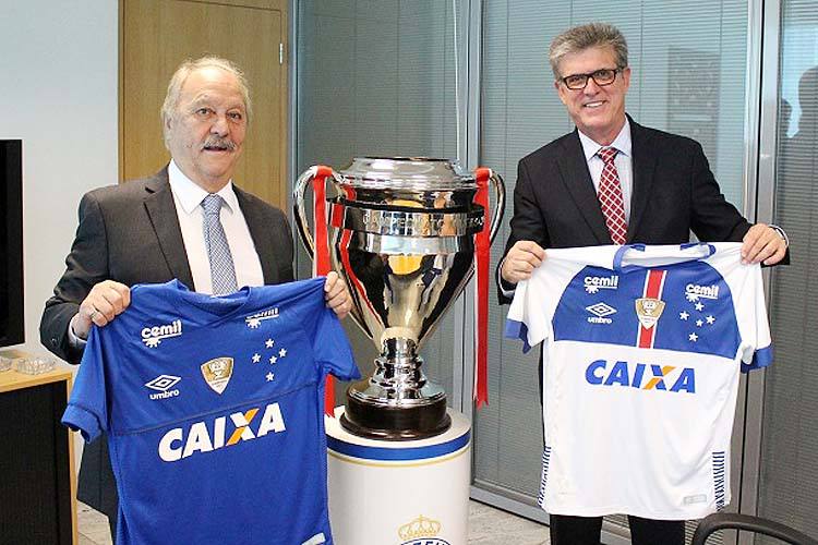 Cruzeiro assina renovação com a Caixa