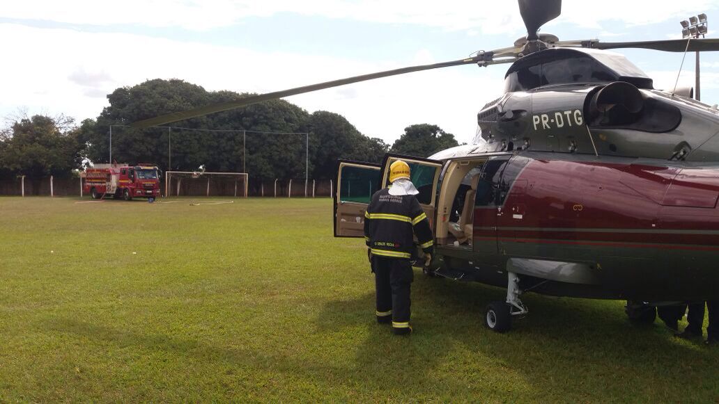 Bombeiros de Ituiutaba desencadeiam operação preventiva durante visita do governador em Canápolis