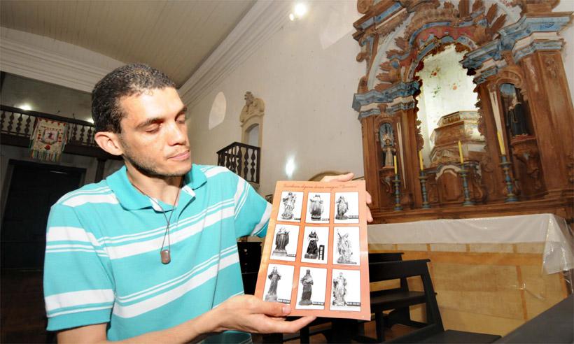 Minas procura 734 peças sacras retiradas de igrejas, capelas e museus
