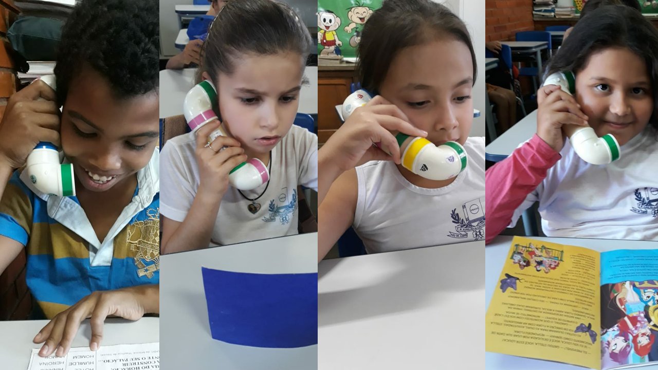 Escola Aurelisa implanta projeto ‘Sussurrofone’ para incentivo à leitura