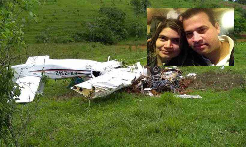 Família morre após queda de avião em Minas Gerais