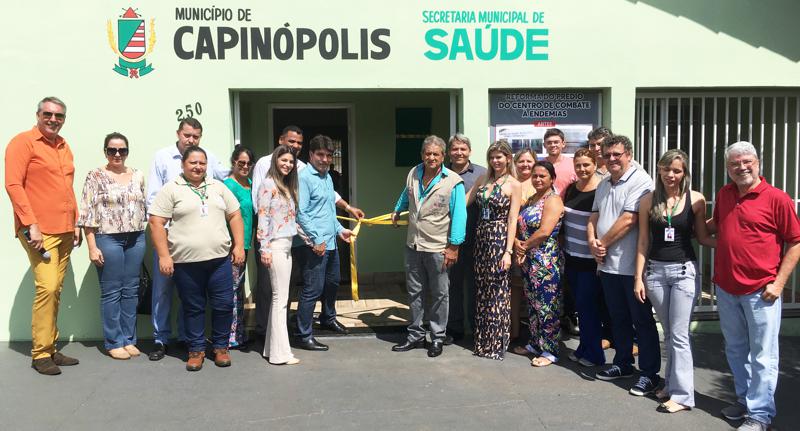 Centro de Combate a Endemias é inaugurado em Capinópolis pelo prefeito Cleidimar Zanotto