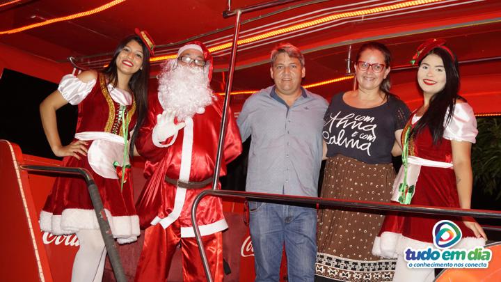 Caravana Iluminada Coca-Cola em Capinópolis, Minas Gerais (Foto: Paulo Braga/ Tudo Em Dia)