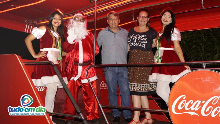 Caravana Iluminada Coca-Cola em Capinópolis, Minas Gerais (Foto: Paulo Braga/ Tudo Em Dia)