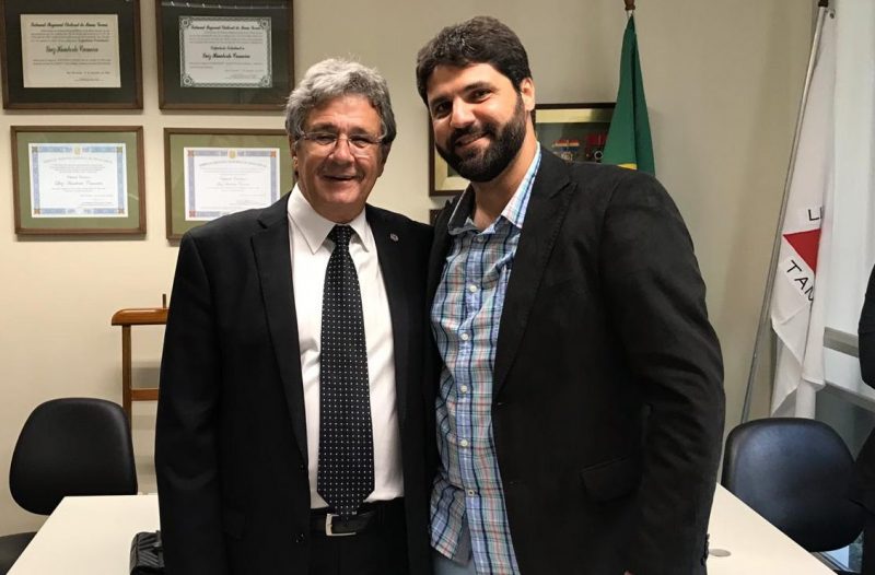 (Esq) Luiz Humberto Carneiro e João Makhoul