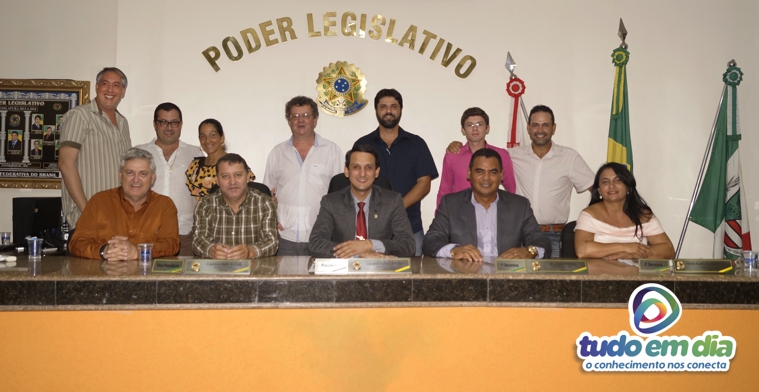 Primeira reunião da Câmara Municipal de Capinópolis sob comando de Luciano Belchior (Foto: Paulo Braga/Tudo Em Dia)