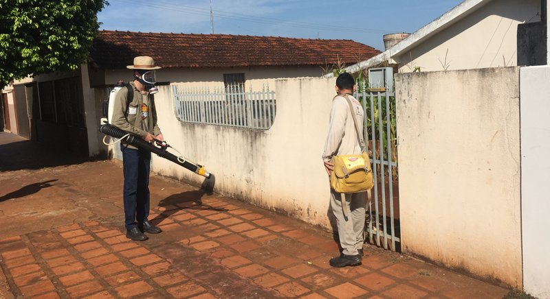 Funcionários da Sucam combatem os focos do Aedes Aegypti (Foto: Divulgação)