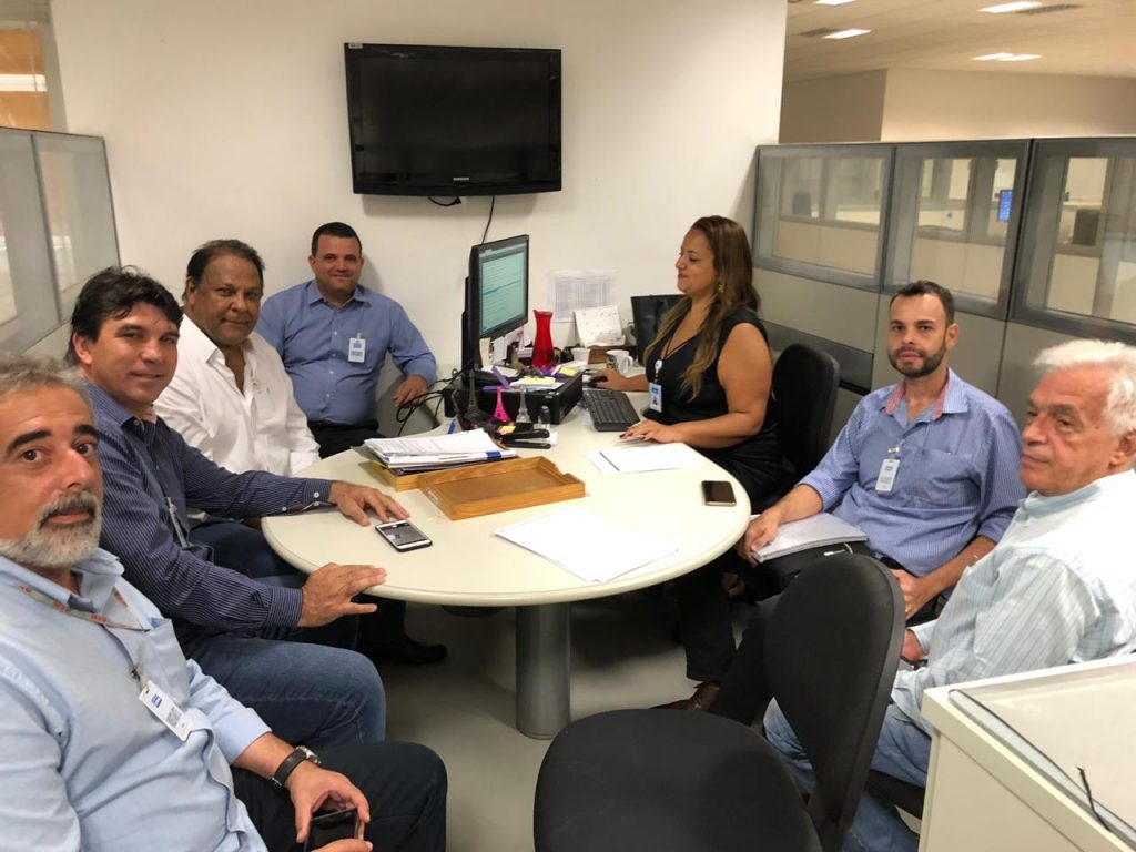 Encontro do prefeito de Capinópolis com a diretoria da Copasa ocorreu na manhã desta segunda-feira (01) - (Foto: Divulgação)