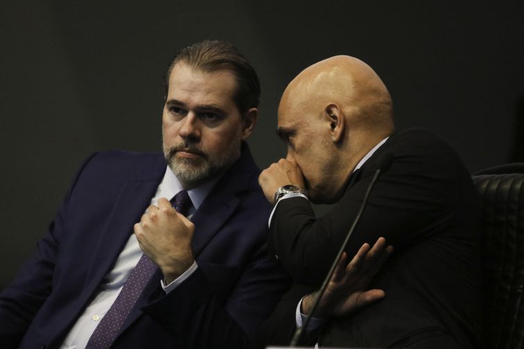 Presidente do Supremo, Dias Toffoli, designou o ministro Alexandre de Moraes para presidir o inquérito - Arquivo/Agência Brasil