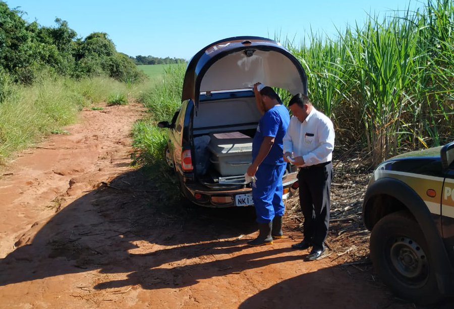 Corpo de Sueli Aparecida da Silva, 37 anos, foi encontrado há cerca de 15km de Ituiutaba (Foto: PCMG/Divulgação)