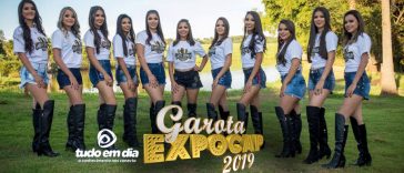 Candidatas ao título de 'Garota Expocap' em 2019 (Foto: Wilke Júnior)
