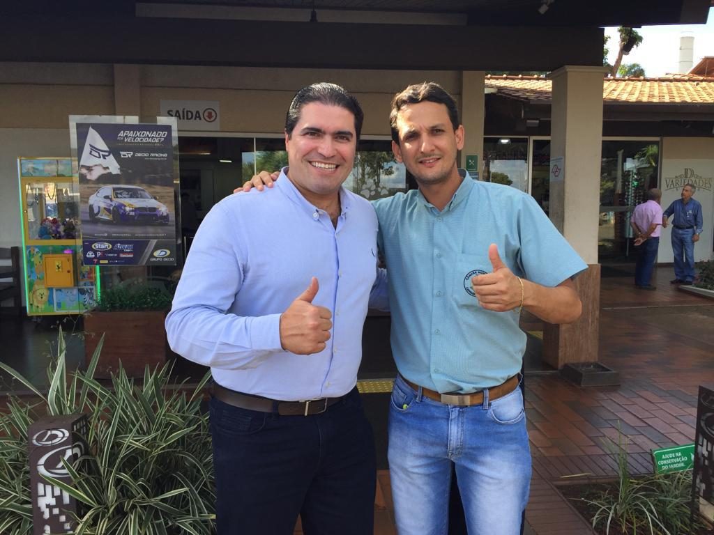 (esq) Newton Cardoso Jr e Luciano Belchior (Foto: Divulgação)