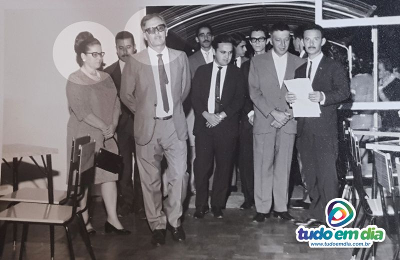 Em destaque, os pais da autora do hino de Capinópolis, João Batista Ferreira e de Dorvalina Maria Ferreira (Foto: Arquivo pessoal)