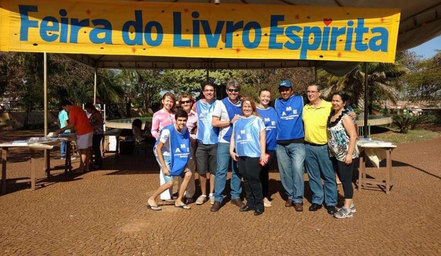 Feria do Livro espírita realizada em 2018 (Foto: Arquivo pessoal)