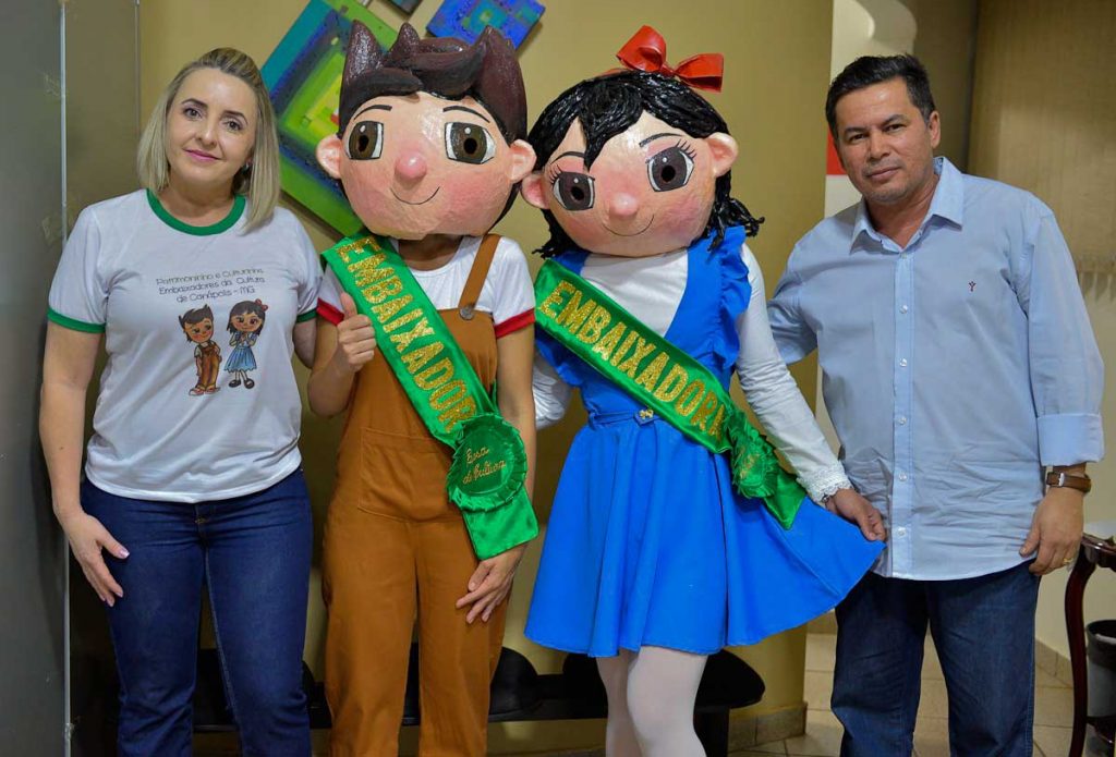 Alessandra Pidruca, Patrimoninho, Culturinha e José Fernandes de Morais (Foto: Divulgação/Casa de Cultura)