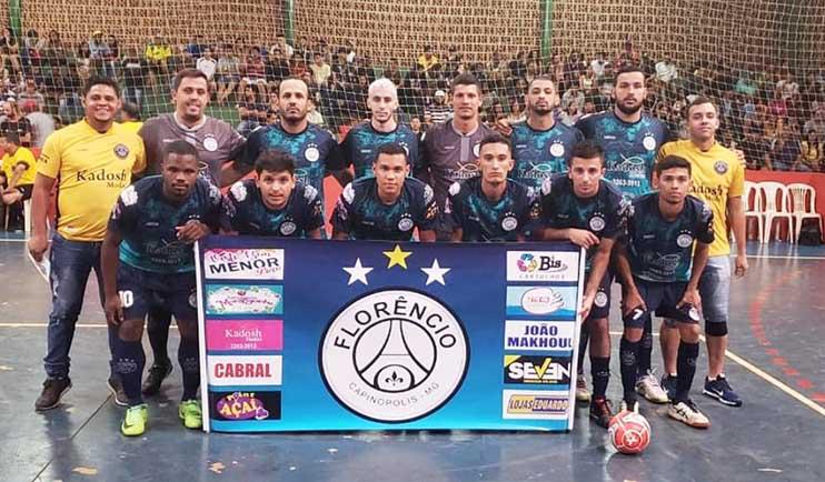 Pivete FC e Florêncio A, lideram o campeonato municipal de futsal