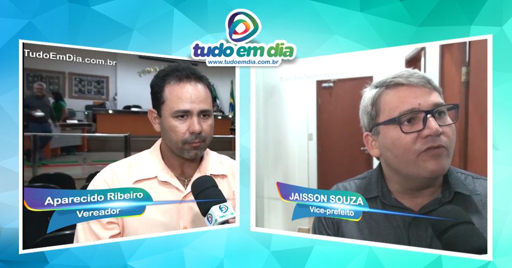 (Esq) Aparecido Ribeiro e Jaisson Souza