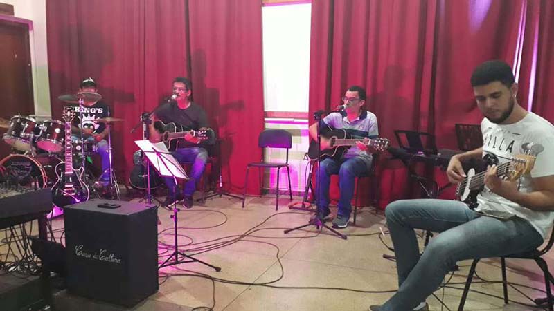 O anfiteatro da Casa de Cultura ficou lotado de expectadores durante os recitais (Foto: Casa de Cultura)