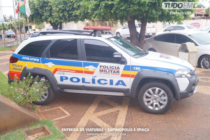 Viatura da PMMG em Capinópolis