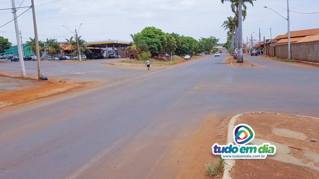 Cruzamento da Avenida 101 com a MG-226 (Foto: Paulo Braga/Tudo Em Dia)